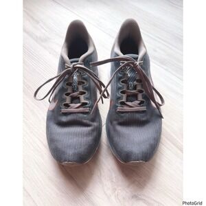 Nike Air Zoom Winflo 9 Grey Metallic Copper Women Athleisure Gym Whimsigoth 6.5